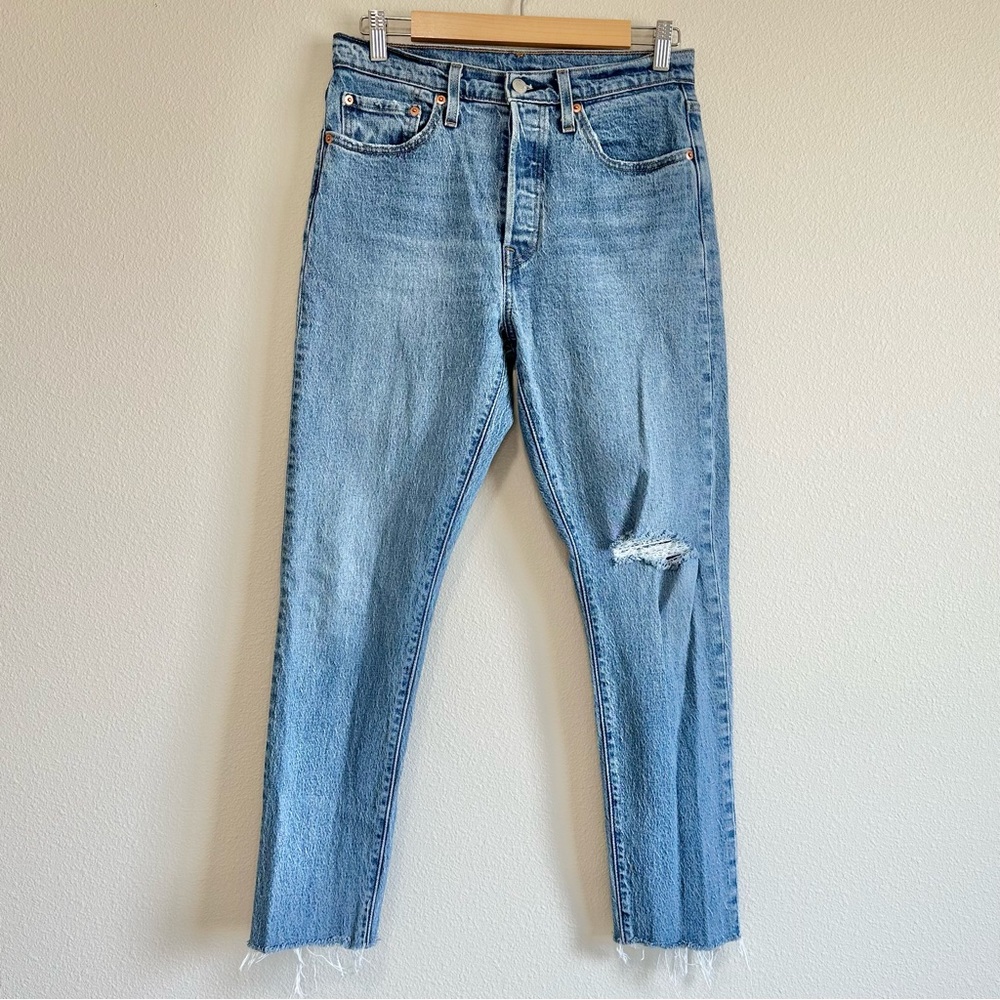 Levi’s 501 Jeans Skinny Ripped Stonewash Edition 28